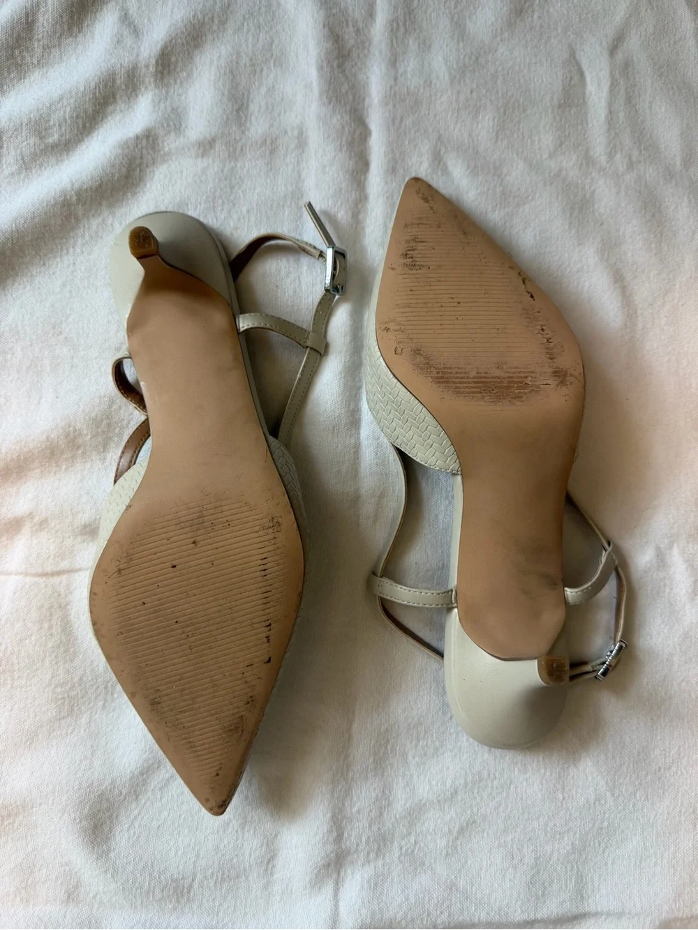 Beige Pointed-Toe Slingback Flats Nordstrom Rack